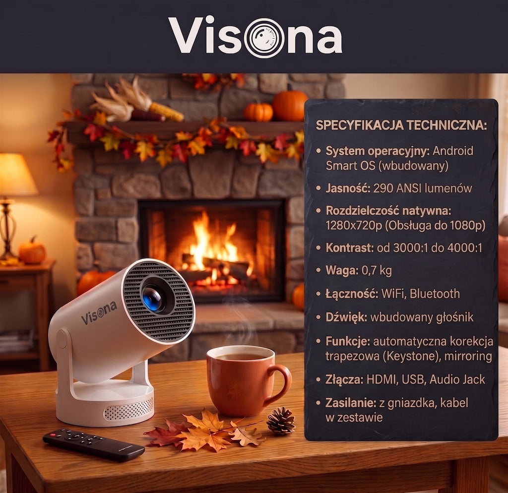 Specyfikacja techniczna projektora Visona